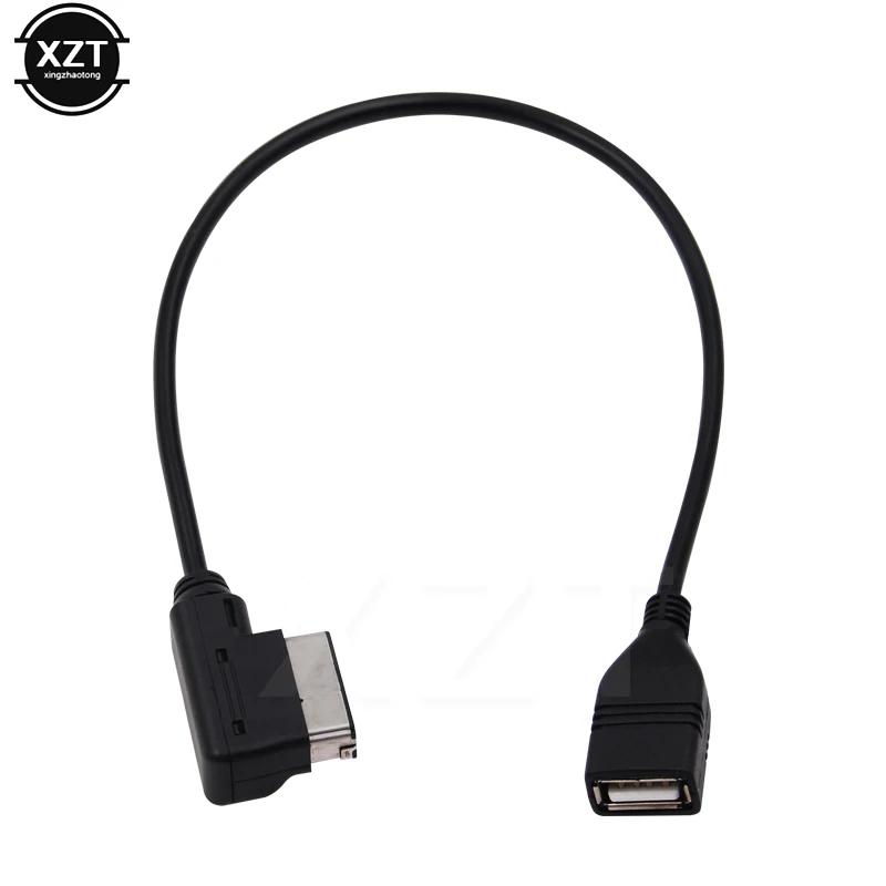 USB AUX Cable Music MDI MMI AMI to USB Female Interface Audio AUX Adapter Data Wire For AUDI A3 A4 A5 A6 Q5 For VW MK5 image 2