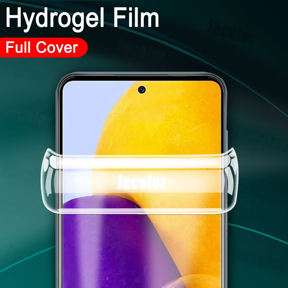 Hydrogel Film For Samsung Galaxy A72 A52 Front Screen Protector/Back Case Soft Film/Camera Glass Samsun A 72 52 Water Gel Fim