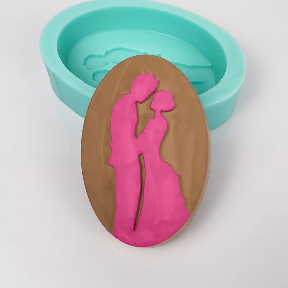 

Handmade Soap Molds for Bride and Groom, Silicone Clay Mold, Resin Molds, TS0198 PRZY, Wedding