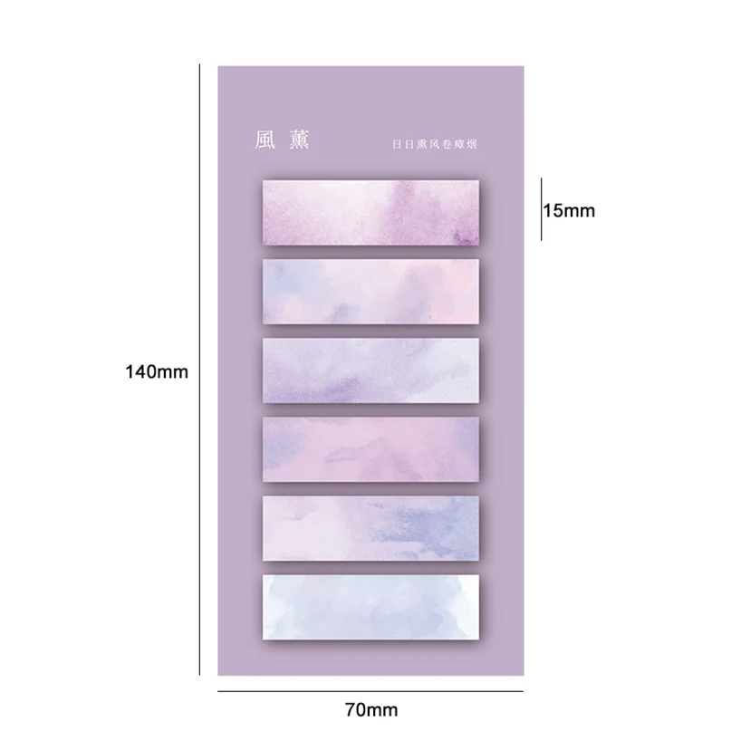 120 Sheets Sticky Notes Notepad Office Accessories Journaling Stationery Bookmarks Diary Planner Notas Adhesivas Memo Pad