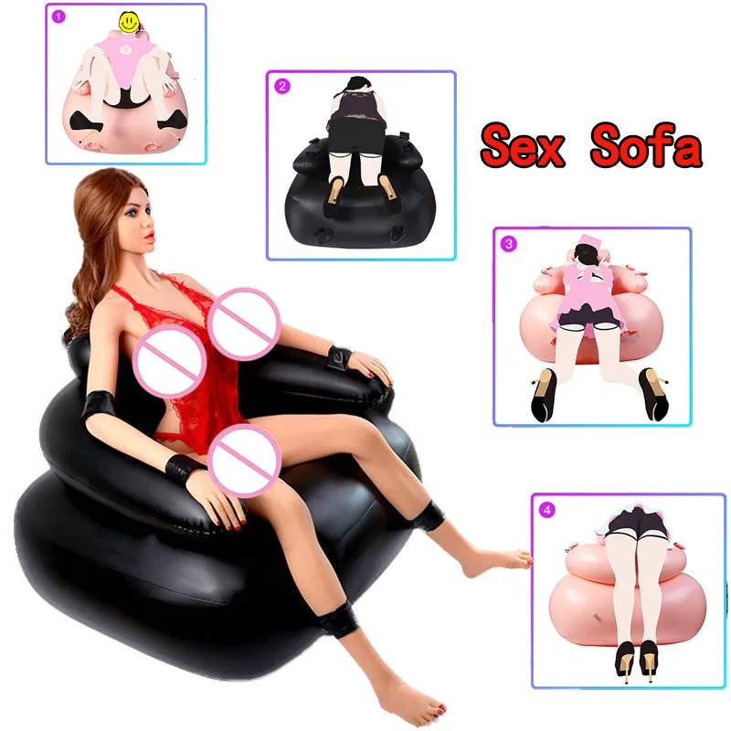 Female Masturbation Inflatable Sex Sofa  Sexy Toys For Couples Sexo Positions Assistance Chair BDSM Game Toy Sex Furniture