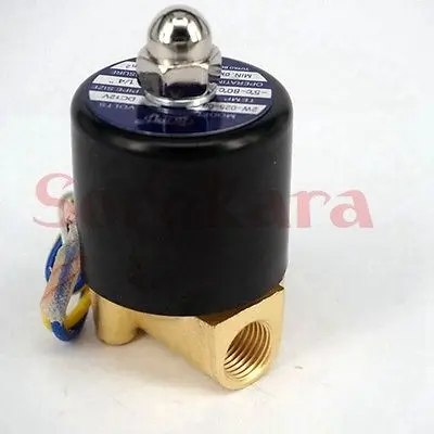 1/8" 1/4" 3/8" 1/2" 3/4" 1" BSP 12-220V 2 Wege N/C Gas Wasser Luft Elektrisches Magnetventil Öl 2W-06 2W-08 2W-10 2W-15 2W-20 2W-25 – Detail 1
