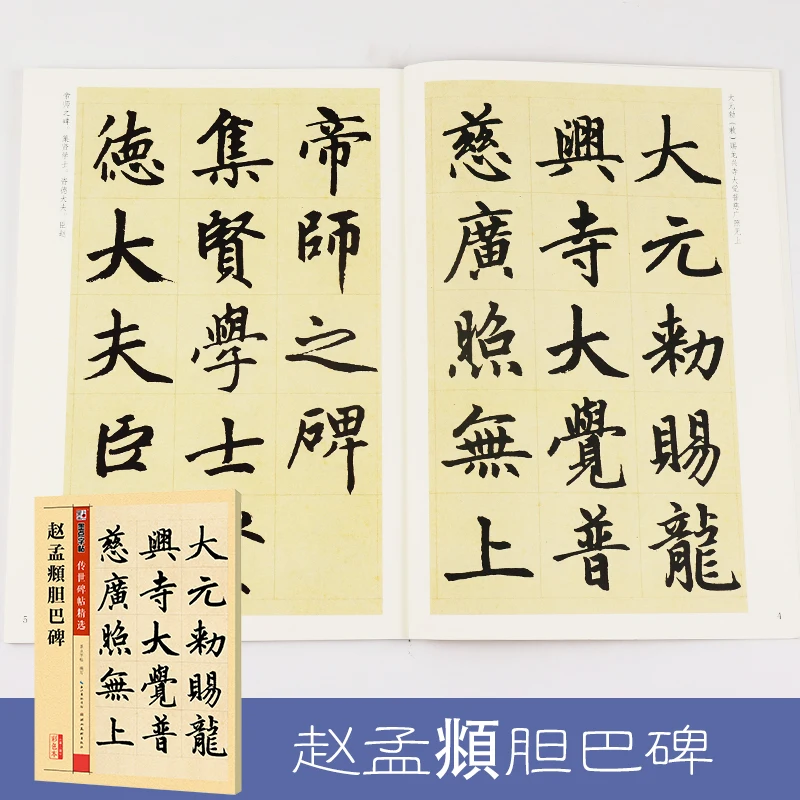 

Copybook Adult Beginners Use Traditional Stone Inscription Zhao Mengfu's Danba Stele Chinese Brush Calligraphy Writing Practice