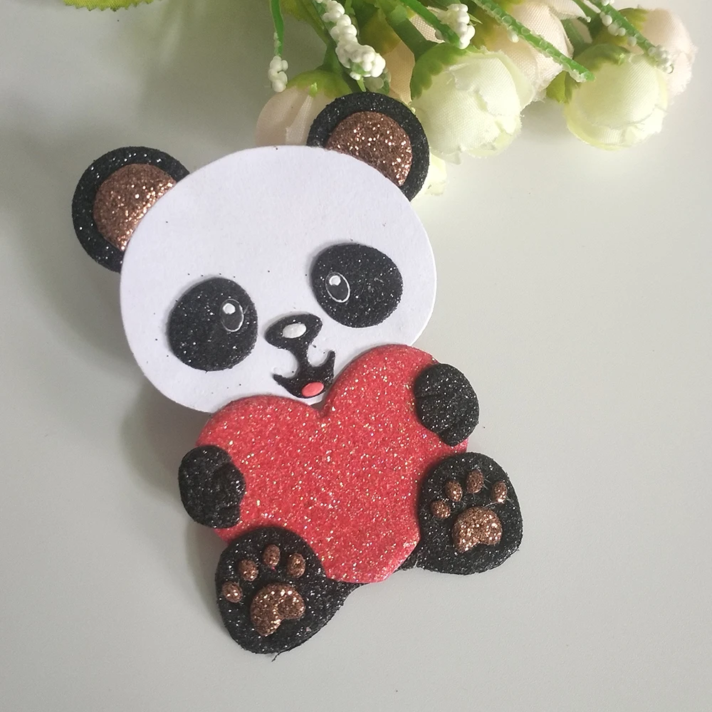 New cute panda cutting dies DIY scrapbook, embossed card making, photo album decoration, handmade craft