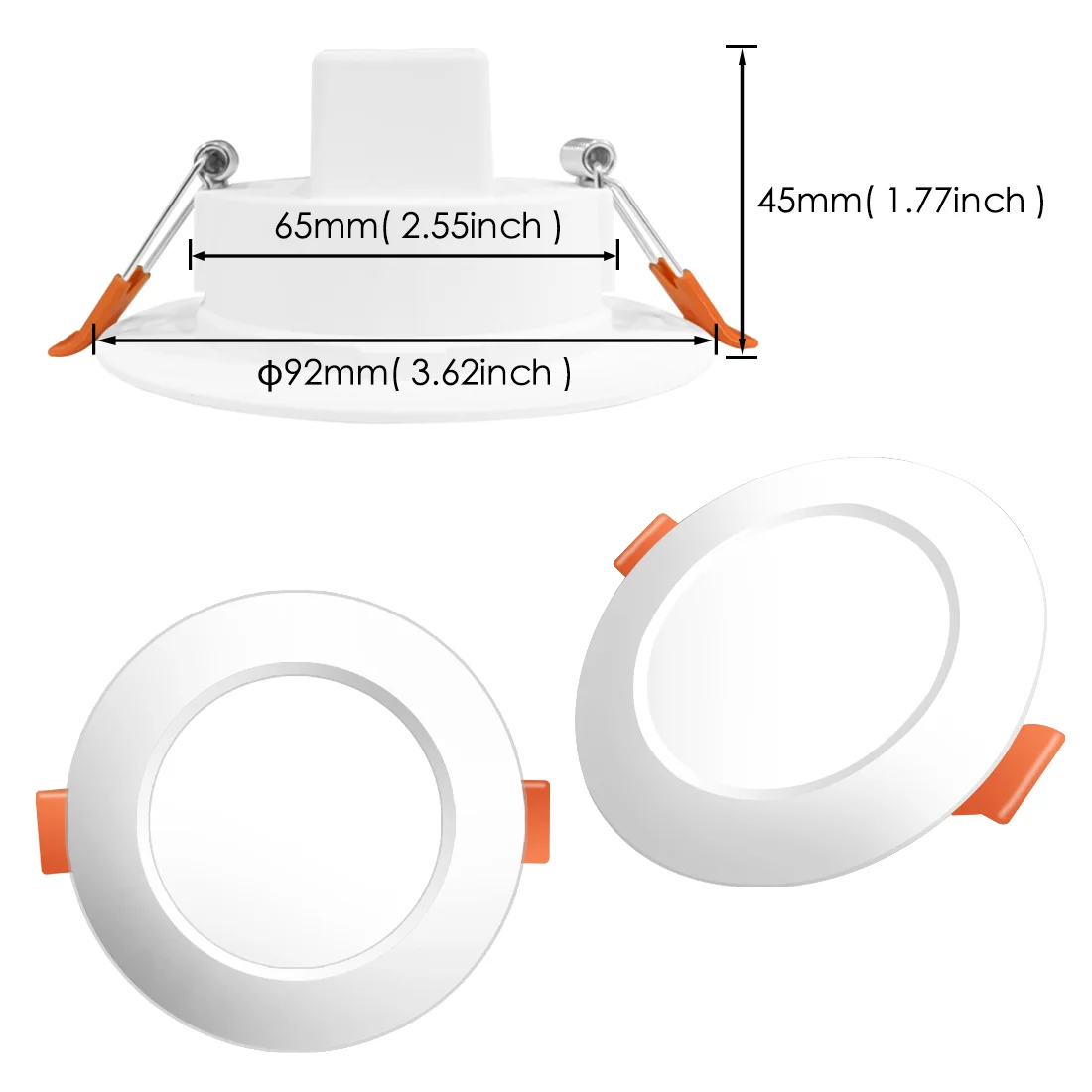 Imagem -05 - Lâmpada do Teto Led Colorida Compatível com Bluetooth Luz Redonda Embutida Luminária Home Inteligente Rgb Downlight 110v 220v