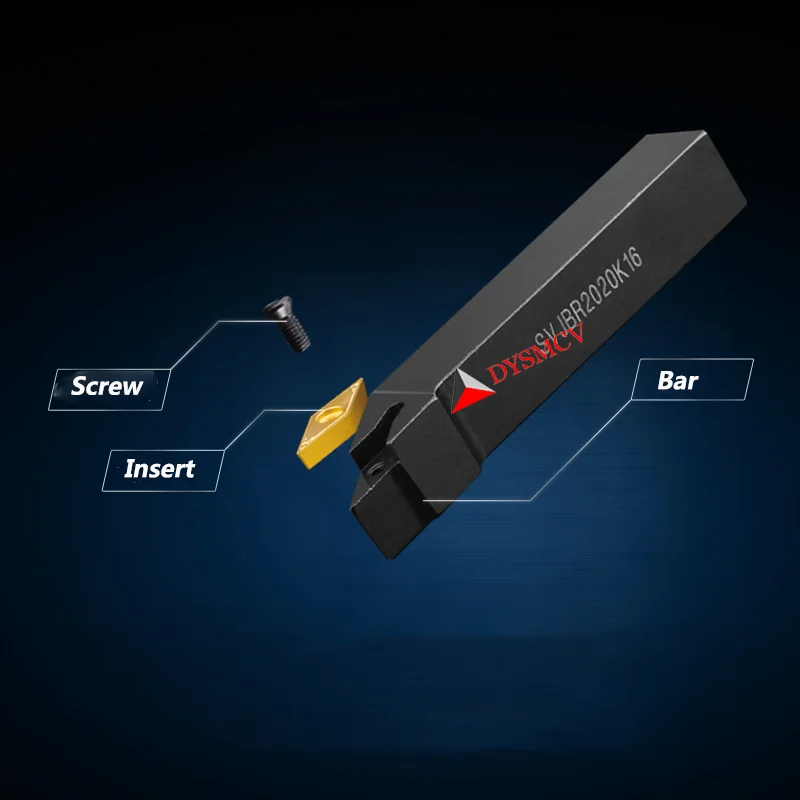 1pc de alta qualidade cnc torno ferramenta cortador de metal svjbr1212h11 svjbr1616h11 torneamento externo ferramenta titular para vbmt1103/04/08 vcgt