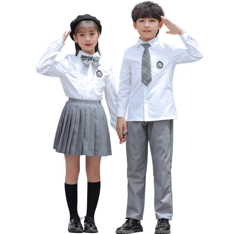 School Uniforms For Primary And Secondary School Students Customized Children's New British Style Class Kindergarten Uniforms