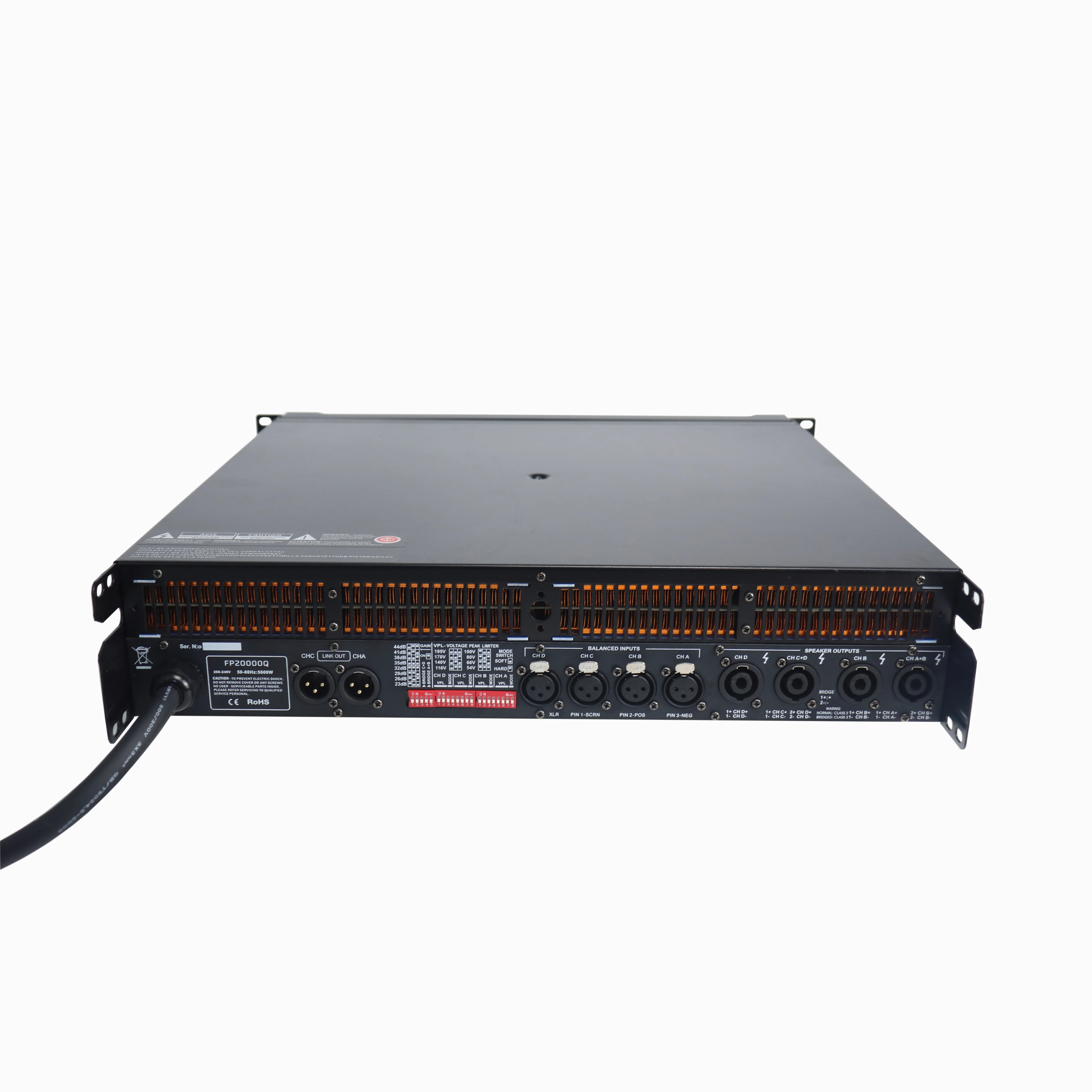 Leicozic 20000Q Профессиональный усилитель мощности звука 7000 Вт на 2 Ом 4-канальный линейный массив усилителя сабвуфера для выступления на сцене