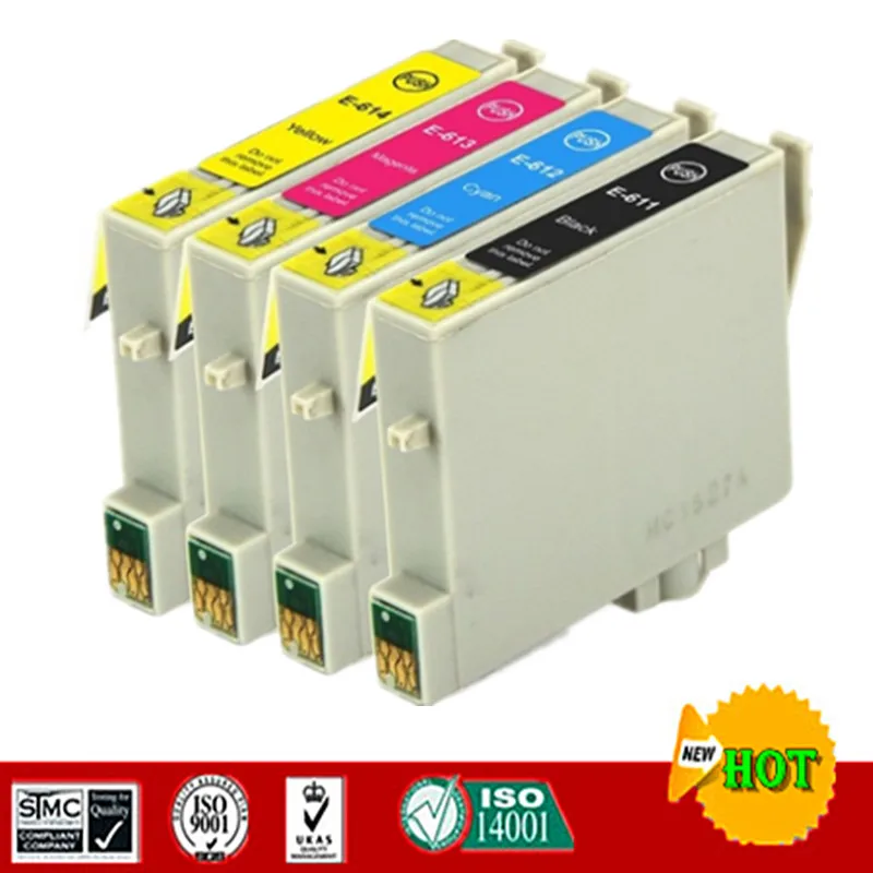 

Compatible ink cartridges for T0611 - T0614 suit for Epson Stylus D68 D88 D88+ DX3800 DX3800+ DX3850 DX3850+ DX4200 DX4250 etc.