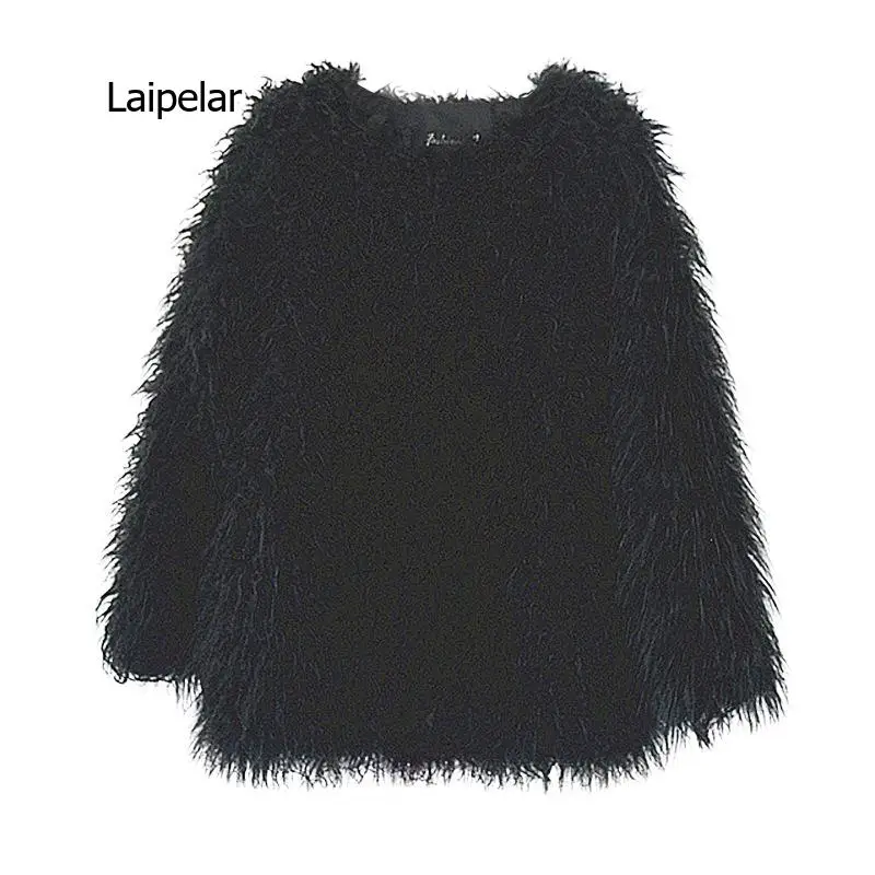 Winter Sheep Fur Coat Women Warm Faux Fur Coats Fluffy Furry Wool Jacket Sexy Outerwear Ladies Fur Overcoat Outerwear