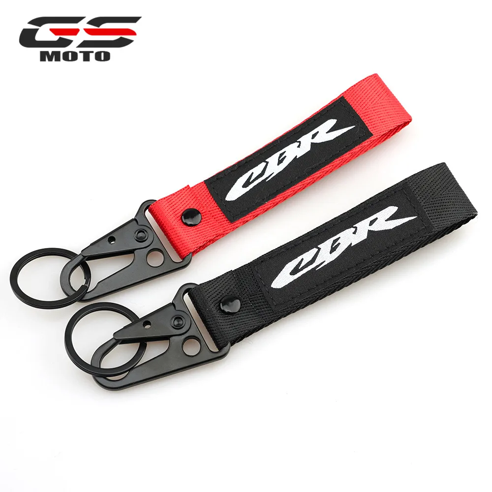 New Motorcycle Keychain Case For Honda CBR250 CBR300 CBR500R CBR600RR CBR900RR CBR1000RR CBR1100XX Keyring Key Holder Ring Black