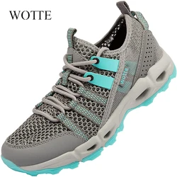 Mesh Running Shoes Men Trendy Sneaker Non-Slip Wear-Resistant Outdoor Walking Men Sport Shoes Comfortable Casual Couples Shoes