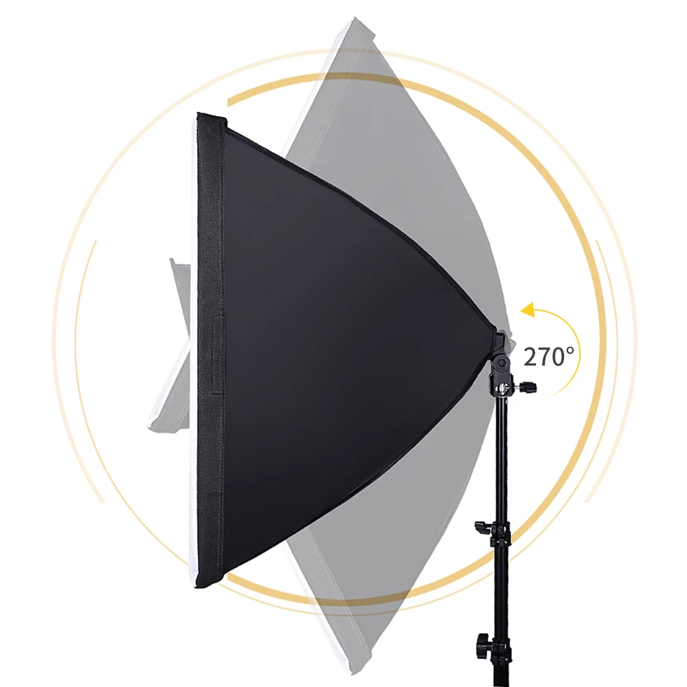 Photography Softbox Lighting Kits 50x70CM Light System soft boxes For Photo Studio Equipment