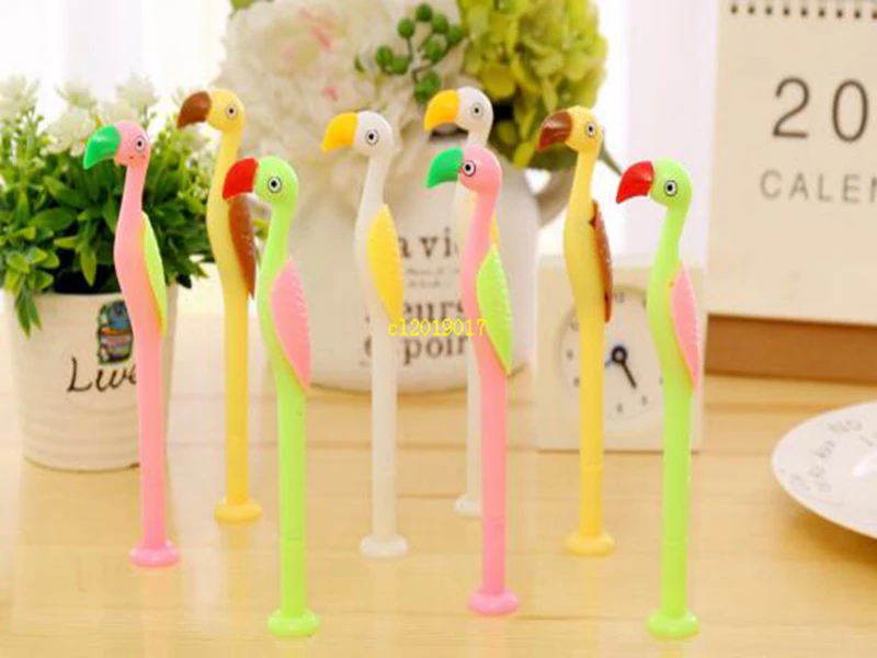 2000PC gel pen lovely cut ostrich Creative novelty gel pens office stationery