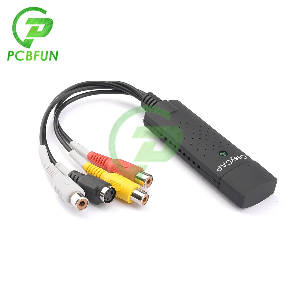 USB 2.0 Easycap Capture 1 Channel Video TV DVD VHS Audio PC Capture Adapter Card TV Video DVR Converter