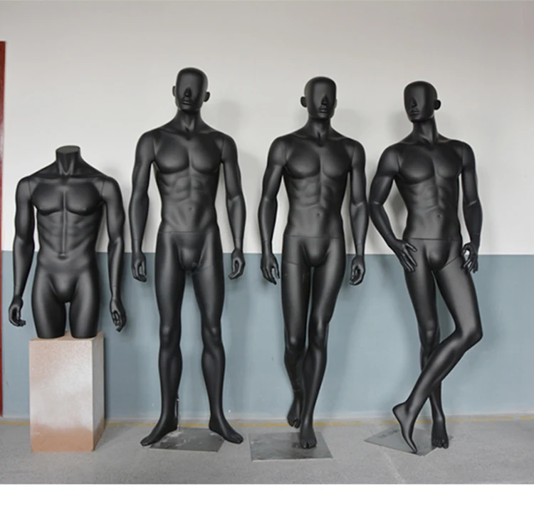 Combination Window Display Male Model Whole Body Abstract Fiberglass Standing Mannequin Hot Sale