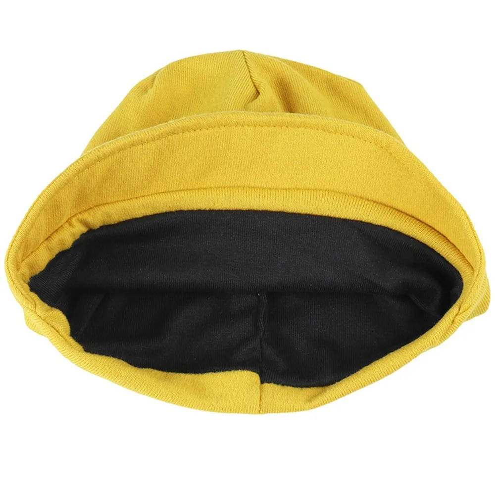 Boné de turbante para mulher muçulmano liso aba chapéus estiramento turbante perda de quimio cabeça envoltório beanie casual cabeça envoltório cachecol senhoras chapéu de cabelo