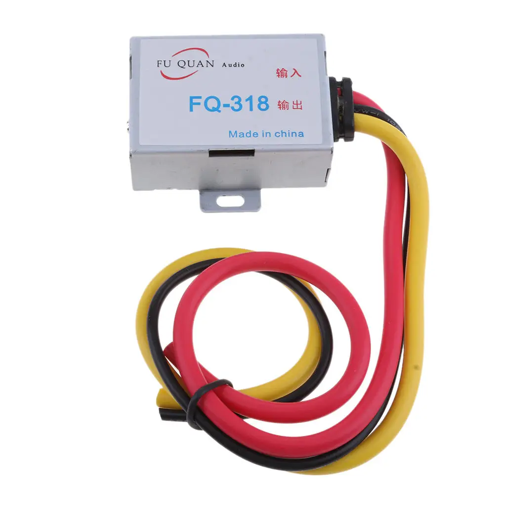 

Car Audio Filter Amplifier Noise Suppressor Reducer GPS Head Unit DC 12V For Stereo DVD Aluminum Shell Power Cable