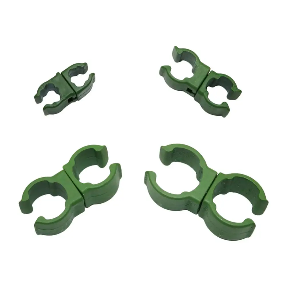 20Pcs Plant Climbing Frame Clips Garden Support Stick Connector Fixed Shelf Stake Clamps Trellis Stand Joint Fastener 360 Degree