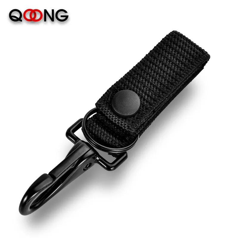 Military Specification Nylon Belt Waistband key Ring High Density Velcro Key Chain Removable Durable Hanging Buckle Keychain H28