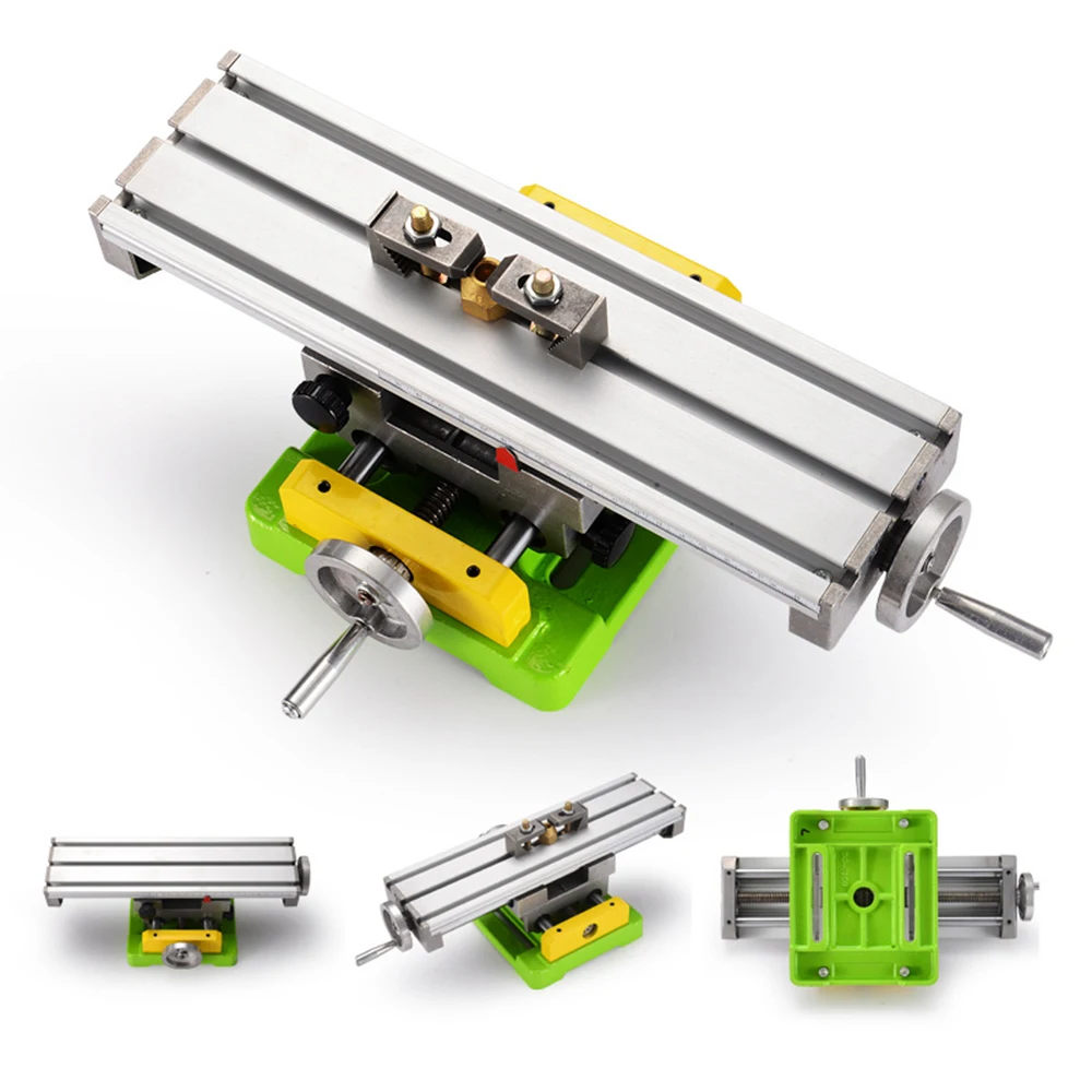 Imagem -02 - Allsome Roda de Mão com Ajustável Mini Bancada Compoud Multifunções Furadeira Torno Fixação Precisão Fresadora Mesa Trabalho