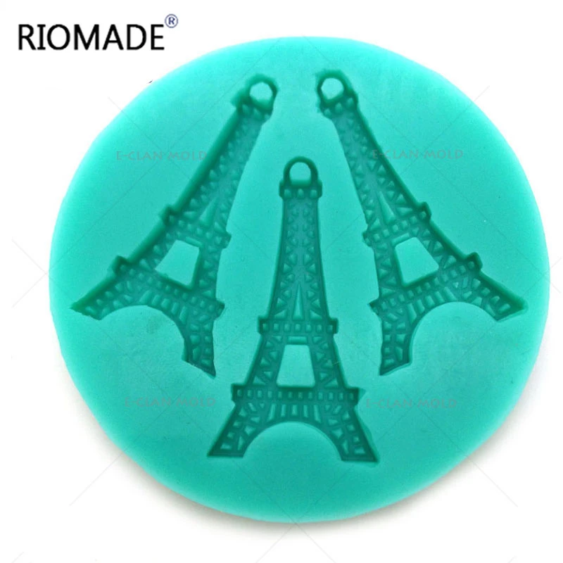 France Paris Tower Epoxy Mold Fondant Cake Decorating Tools Architecture Silicone Molds Chocolate Sugar Baking Gypsum Ornament