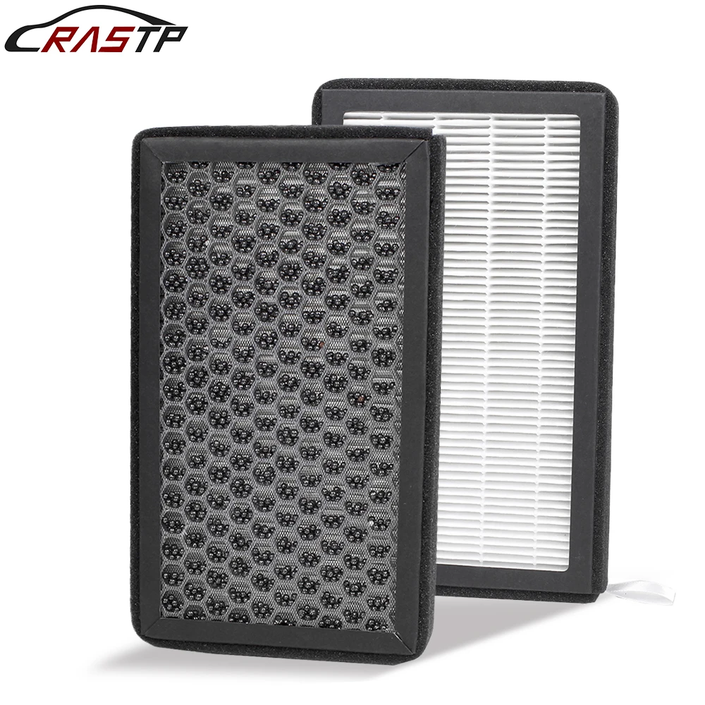 

2 Pack Air-Filter HEPA With Activated Carbon Air Conditioner Replacement Cabin Air-Filters For Model 3 2017-2021 RS-LKT092