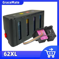 GraceMate 62 CISS Bulk Ink Compatible for Hp 62 for 5640 5660 7640 5540 5544 5545 5546 5548 5740 5741 5742 5743 5744 Printer