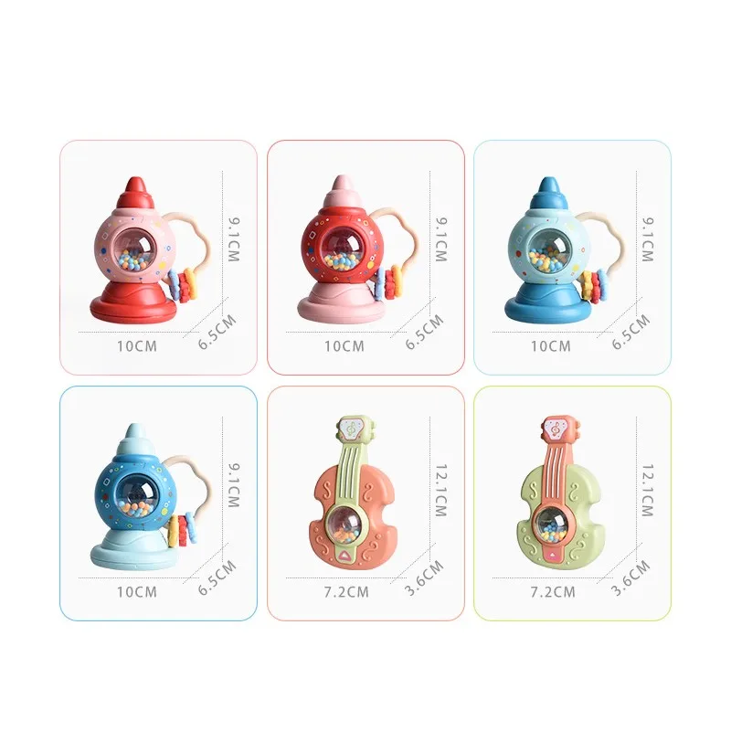 Y Baby Rattles Infant Early Educational Toys Toddler Chew Teether Grasp Training Toys Baby Ring Bell Teach Toys Speelgoed