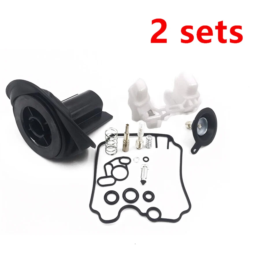 2 set Carburetor Repair Kit with float for XTZ750H 1989-1997 TDM850 XTZ 750 XTZ750 TDM 850