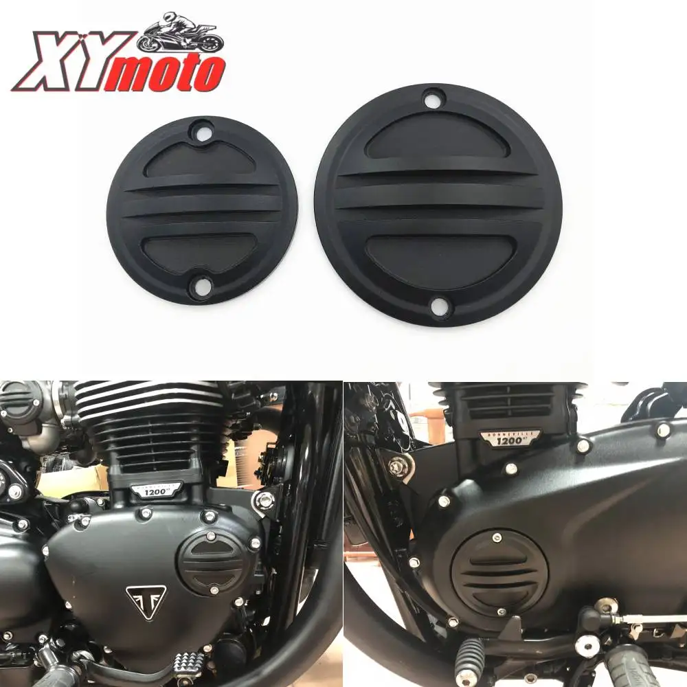 

Motorbike Clutch Badge & Acg Inspection Cover For Triumph Street Twin Bonneville T100 T120 Bobber Thruxton Scrambler 2016-20