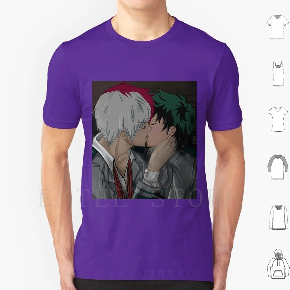 Tododeku T Shirt Men Cotton 6xl Todoroki Deku Bl Bnha Mha Boku No Hero Academia My Midoria Shoto Midoriya Izuku Kiss