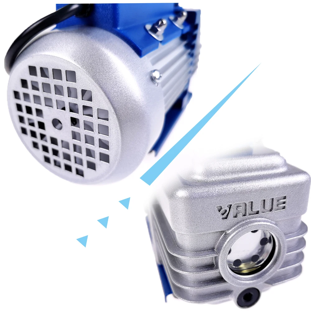 Waarde FY-1H-N Vacuümpomp Kleine Roterende Vacuümpomp Airconditioning Koeling Onderhoud Vacuümpomp AC220V