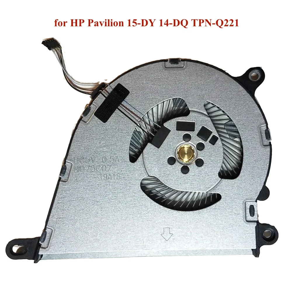 L68133-001 CPU Cooling Fan For HP 14S-DQ 15S-FQ 15S-EQ 15-EF 340S G7 ND75C07-19A18 ND55C41-19A19 L63587-001 Laptop Cooler Fans
