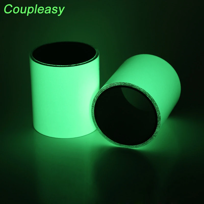 5 sztuk/partia 9 rozmiary samoprzylepne taśmy Luminous Strip Glow In The Dark Green Home Decor używane na betonowych podłogach schody stopnie piony