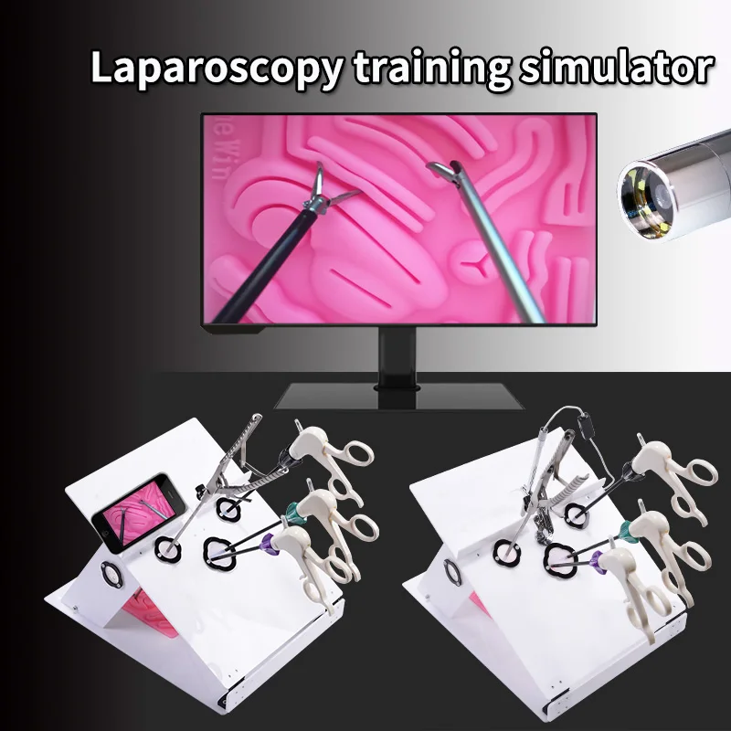 Laparoscopic Simulator For Training Laparoscope Box Laparoscopy Trainer Instruments Student Medical Equipment Practice Tools