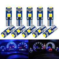 10Pcs T5 Led Bulb W3W Car dashboard light for Toyota Corolla Avensis Yaris Rav4 Auris Hilux Prius Prado Camry Celica Reiz