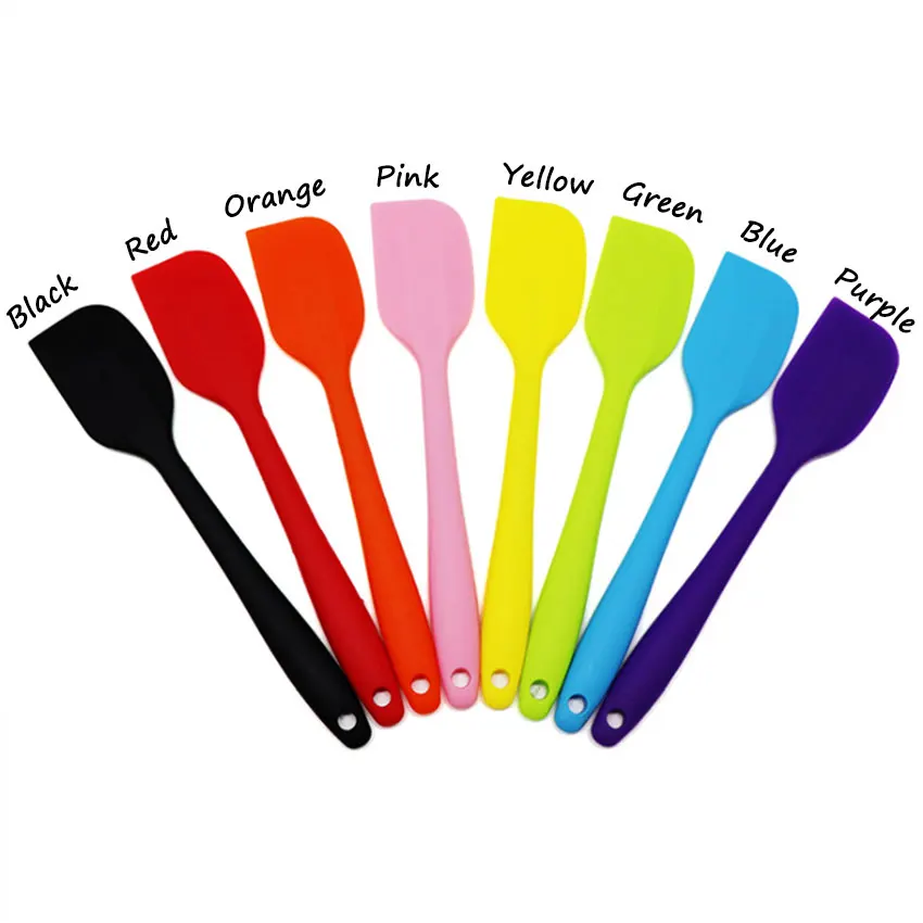 

1pcs Kitchen Silicone Cream Butter Cake Spatula Mixing Batter Scraper Brush Butter Mixer Cake Brushes Baking Tool Kitchenware