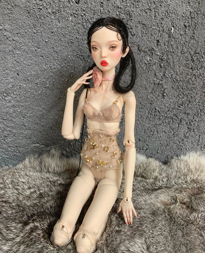 BJD pop 1/4 popovie zusters Een verjaardagscadeau Hoge Kwaliteit Gelede marionet Speelgoed gift Dolly Model naakt Collectie