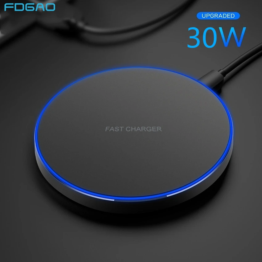 Fast Wireless Charger For Samsung S24 S23 S22 S21 S20 S10 Note 20 10 Charging Pad for iPhone 16 15 14 13 12 XS XR Airpods 4/3Pro