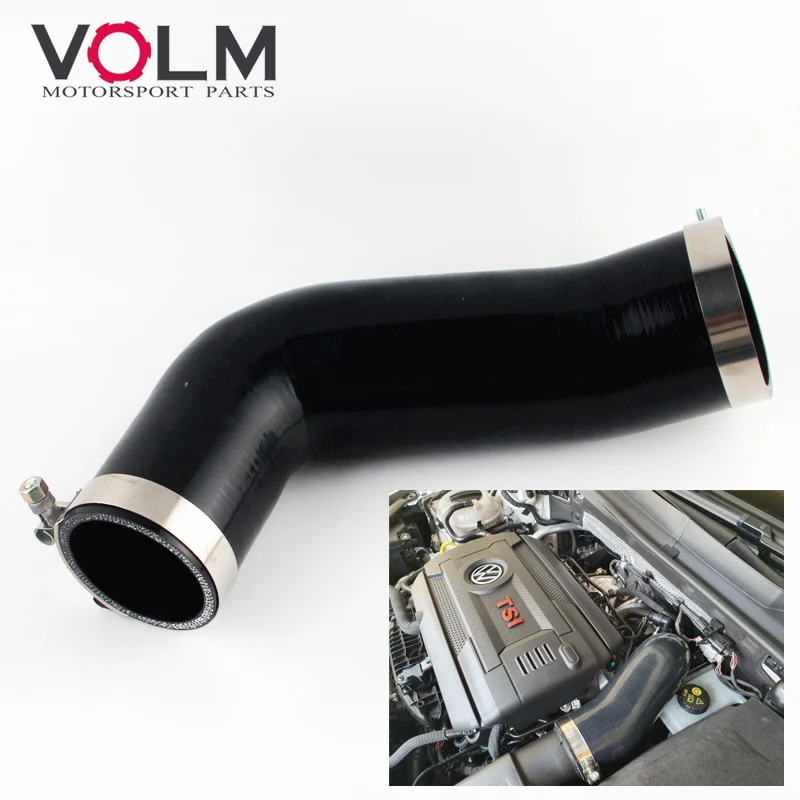 Silicone Intake Hose Pipe Turbo Inlet Elbow For VW Golf MK7  R Audi 2015+ V8 MK3 A3 S3 TT