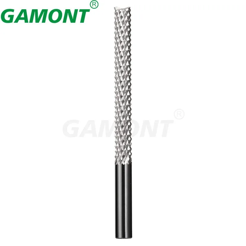 GAMONT 3.175 Shank Milling Cutter PCB End Mill New Tungsten Steel Corn Milling Cutter CNC Engraving Cutting Milling Tools