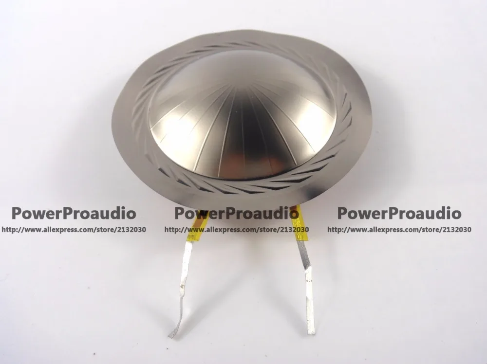 2 peças 8 ohms tweeter diafragma kit de reparo de bobina de voz vc 51.00mm fio plano para sistema de alto-falante de áudio de carro