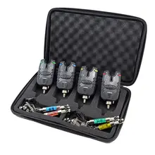 Carp Fishing Bite Alarm Set with LED #4