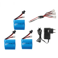 2S 7.4v 600mAh 18350 battery and Charger Sets for H100 H102 7.4v Li-ion Battery for JJRC S1 S2 S3 S4 S5 High Speed RC boat