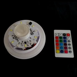 5W,High Brightness Spotlights, D120mm Base, 16 Color Changing, RGBW LED Light Source, Rechargeable, 4000mAh,1Pc