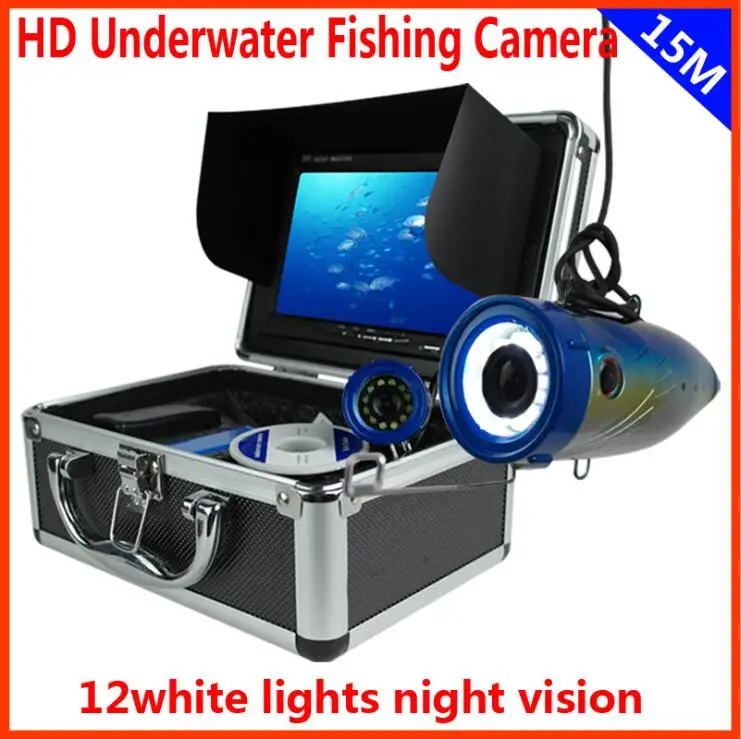 7 inch 15 meter HD visual fishing device underwater camera fish fishing gear camera