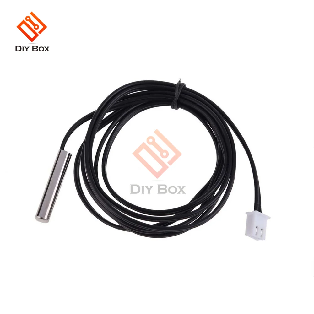 W1209 1M 2M Waterproof NTC 10K 1% 3950 Thermistor Accuracy Temperature Sensor Wire Cable Probe For Arduino