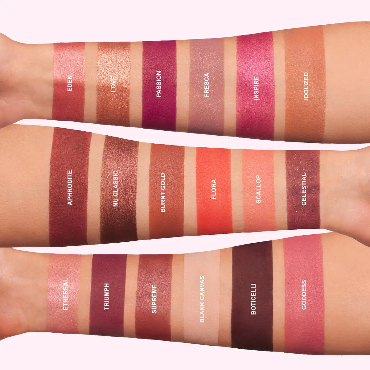 18 Colors Pigmented Eyeshadow Palette Blendable Long Lasting Eye Shadow Palettes Shimmer Matte Glitter Pressed Makeup palette