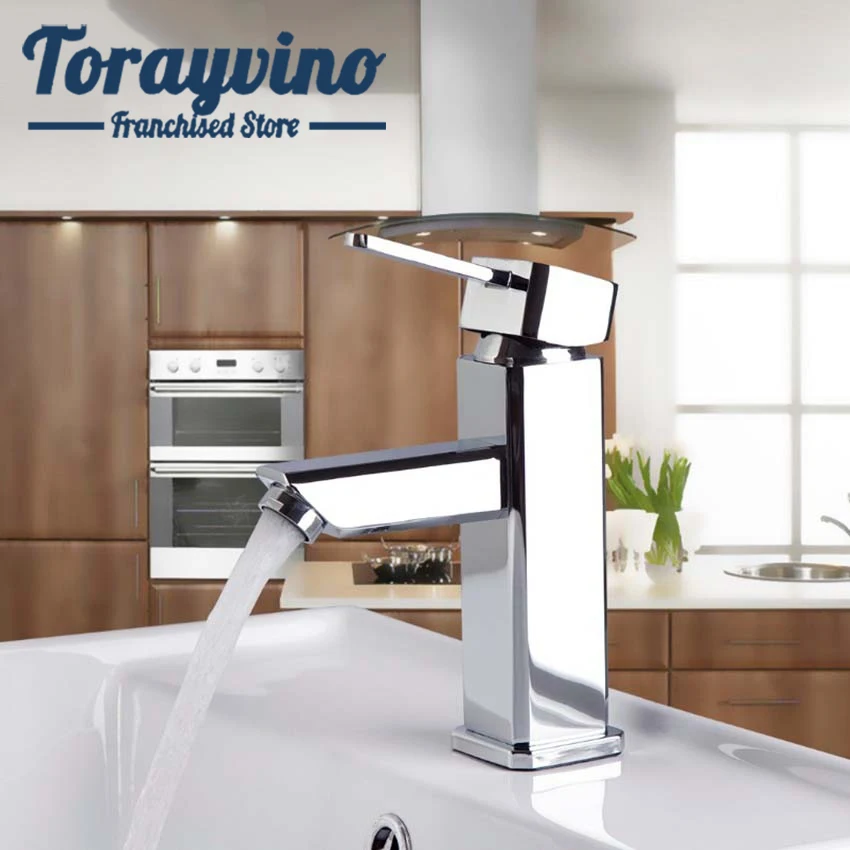 

Best bathroom faucet basin mixer Deck Mounted tap torneira monocomando banheiro Vasos Single handle Counter Basin Sink Faucets